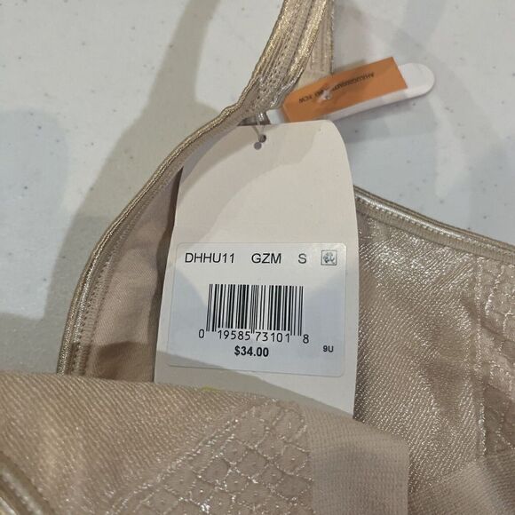 Hanes Ultimate Bra Comfy Support Wire-Free T-Shirt Porcelain Sz.Small - Picture 2 of 4